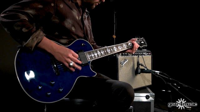 Epiphone Prophecy Les Paul Custom Plus EX w/ EMG's | Demonstration смотреть онлайн