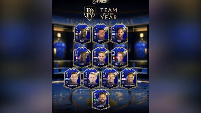 РОНАЛДУ НЕ ПОПАЛ В КОМАНДУ ГОДА FIFA 20! FIFA 20 TOTY ОБЗОР смотреть онлайн