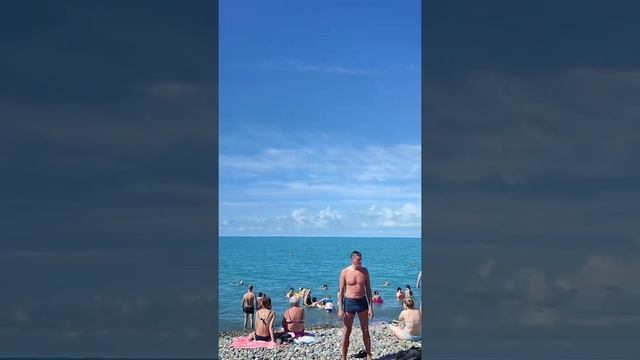 Адлер, пляж бархатные сезоны 28июня 9 30 утра