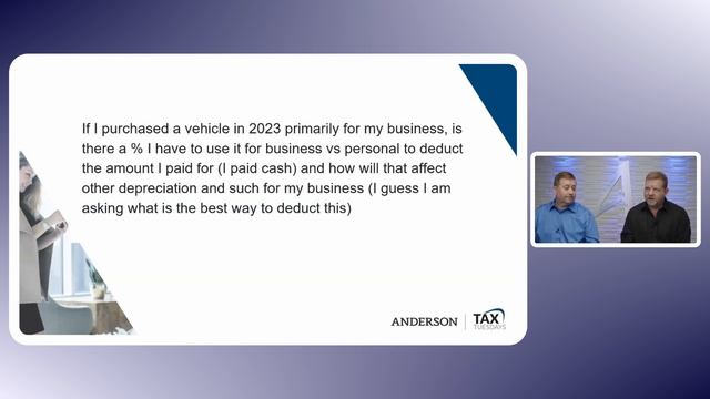 What’s The Best Way To Deduct a Business Vehicle Purchase? смотреть онлайн