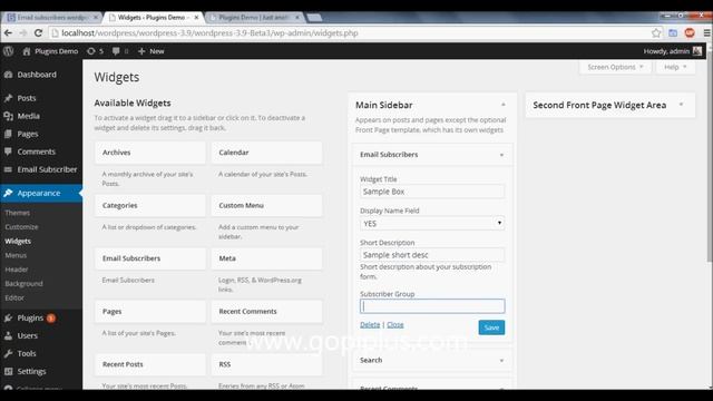 Email subscribers WordPress plugin install and activation. смотреть онлайн