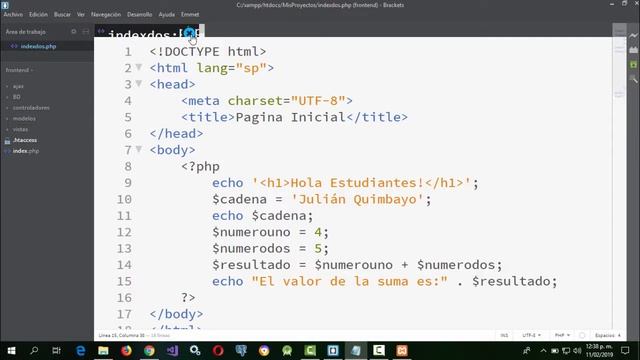 Video 2 - Variables y Formulario Básico en PHP 7 смотреть онлайн