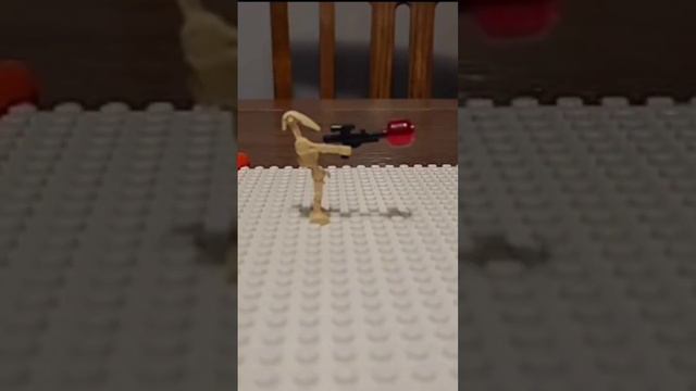 B1 Battle Droid shooting #starwars #stopmotion #lego смотреть онлайн