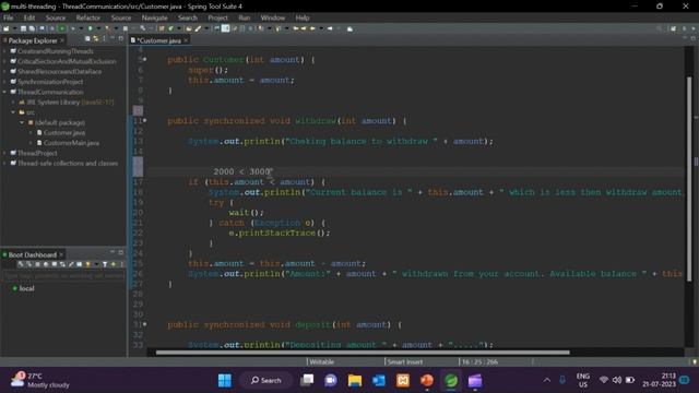 Thread Communications using wait(), notify(), notifyAll() // Easy Learning Channel смотреть онлайн