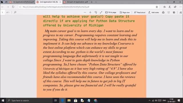 Get free python E-verified certificate from Coursera(Using financial aid ) смотреть онлайн
