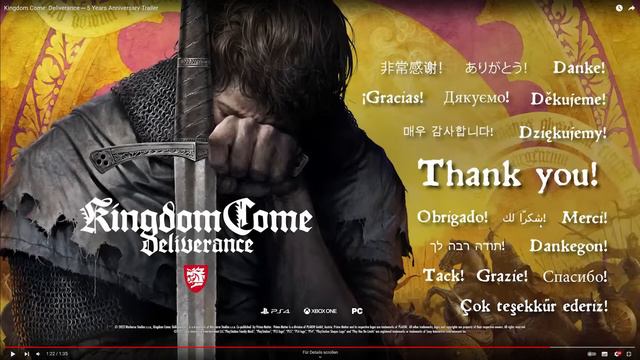 Kingdom Come Deliverance wird 5 Jahre alt! - DANKE @WarhorseStudios смотреть онлайн