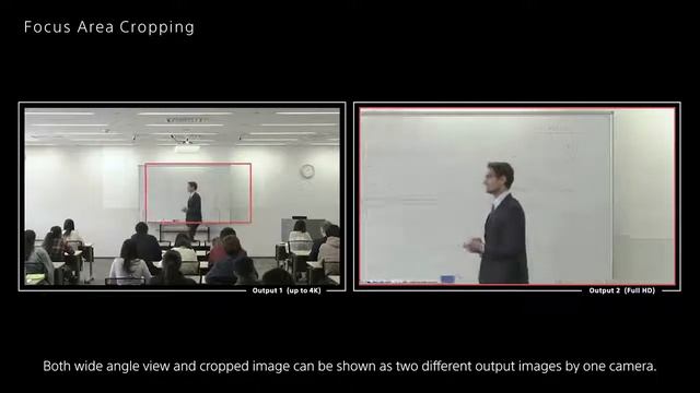 Кадрировании области фокусировки Sony Edge Analytics REA C1000 + REA L0500 смотреть онлайн