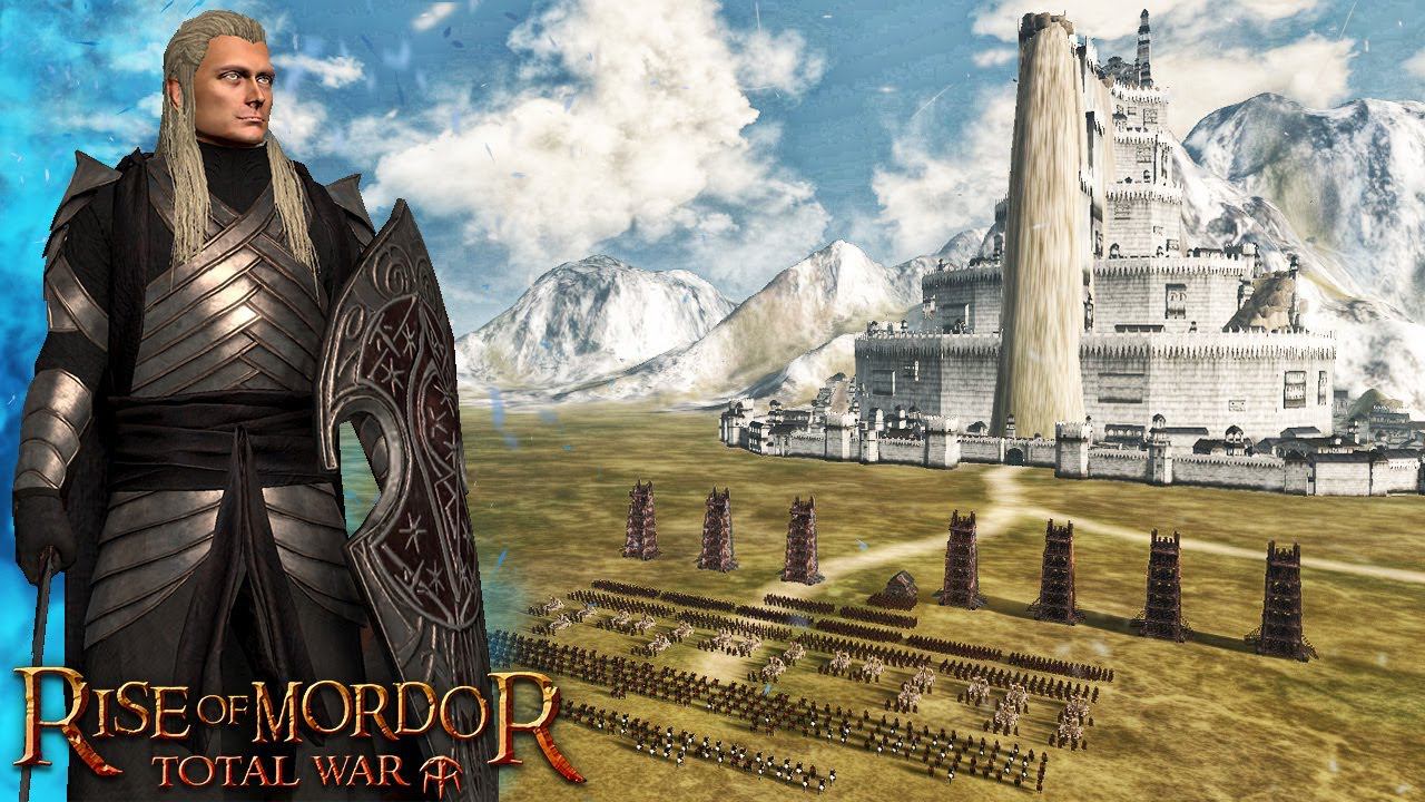 Штурм МИНАС ТИРИТА! Эльфы Имладрис VS Урук-Хаи Изенгарда - Rise Of Mordor смотреть онлайн
