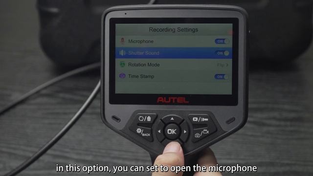 Autel Maxivideo MV480 Camera Digital Videoscope Inspection Functions Display