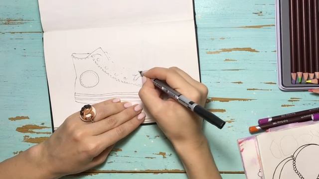 как нарисовать КЕДЫ / уроки рисования / рисуем обувь смотреть онлайн