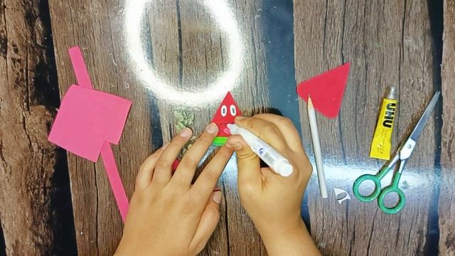 How to make a cute watermelon ? keychain with foamic sheets ? | diy keychain | @artcraftwithah2307 смотреть онлайн