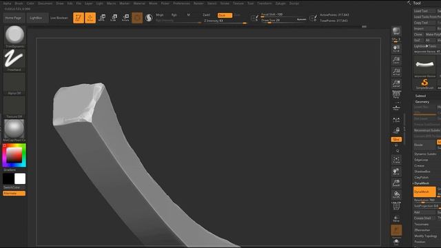 Sculpting a stylized house in Zbrush. High poly 3d modeling!!! смотреть онлайн