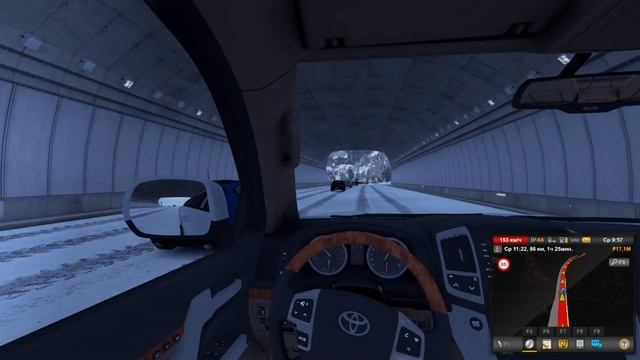 Катаем под Miyagi на Toyota Land Cruiser. Euro Truck Simulator 2. смотреть онлайн