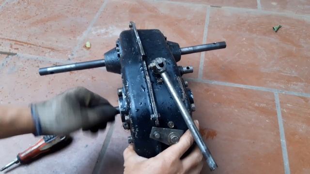 Rear axle set with Differential lock - make a go kart смотреть онлайн