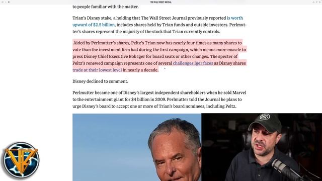 MARVEL Perlmutter DISNEY DEATH WARRANT | Civil WAR On BOB IGER | PELTZ To UNLOAD | CFO McCarthy RAN смотреть онлайн