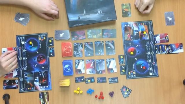 Настольная игра Ганимед. Игровая партия (2 игрока) смотреть онлайн