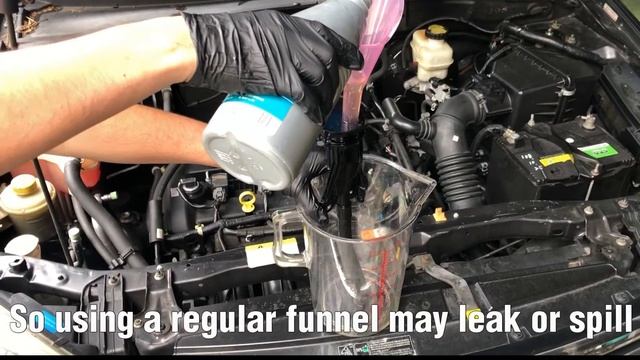 Воронка маслозаливная с адаптером для Renault, Nissan, Honda, Hyundai, Kia| TVK-06046