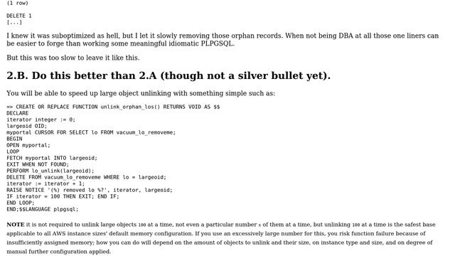 How to `vacuumlo` an RDS PostgreSQL database? (2 Solutions!!) смотреть онлайн