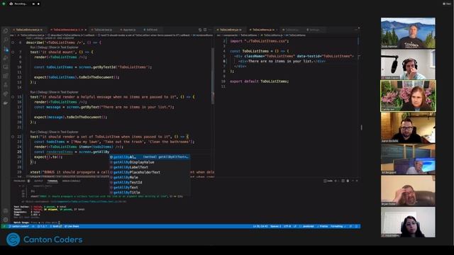 Build a TODO List in React with Test Driven Development for the New Developer featuring Scott Hamme смотреть онлайн