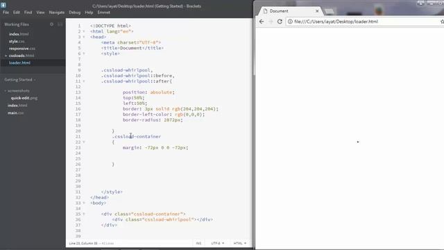 Page loader in html 5 and css 3 - easy tutorial смотреть онлайн