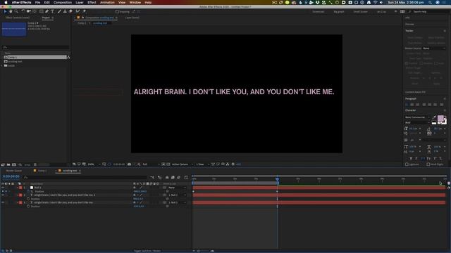 Seamless, infinitely scrolling text in After Effects смотреть онлайн