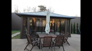 Панорамная беседка 6х5 м. Московские Навесы.