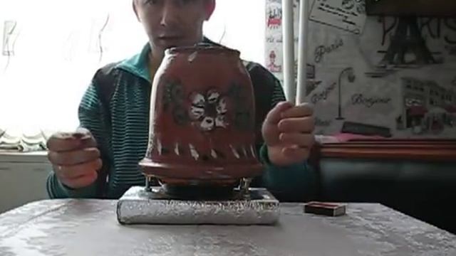 Обогреватель из глиняных б/у горшков и одной свечи,мои выводы. смотреть онлайн