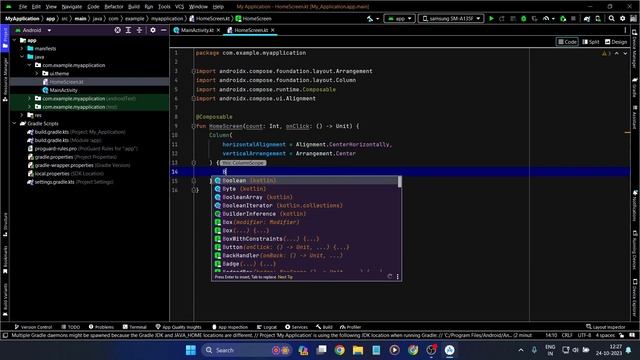 Button Click Counter In Android Studio Jetpack Compose | Count Button Click In Jetpack Compose смотреть онлайн