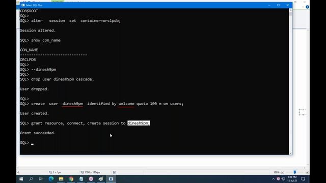 ORACLE 19c tutorials || Demo - 4 || by Mr. Dinesh On 15-07-2021 @9PM IST смотреть онлайн