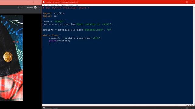The Python Challenge Level 6 смотреть онлайн