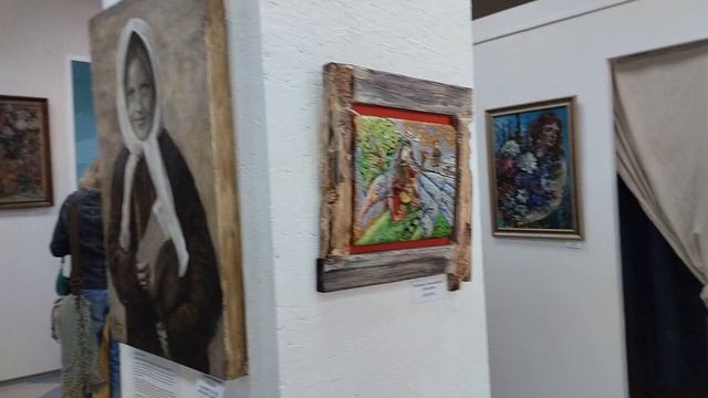 Мои картины на выставке в Творческом союзе художников / Когда поет душа / художник Симоненко Любовь смотреть онлайн