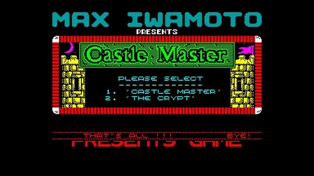 Castle Master Crack Intro - Max Iwamoto [#zx spectrum demo site zxaaa.net] смотреть онлайн