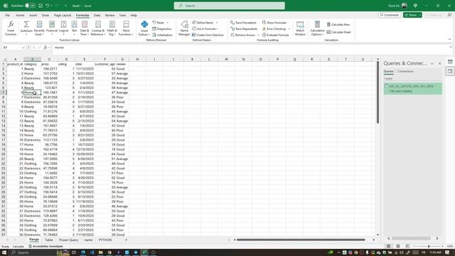 Python trong Excel Đọc dữ liệu vào DataFrame смотреть онлайн