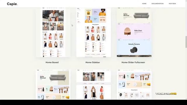 Capie - Minimal Creative WooCommerce WordPress Theme minimalist 9 Easy Create Website смотреть онлайн