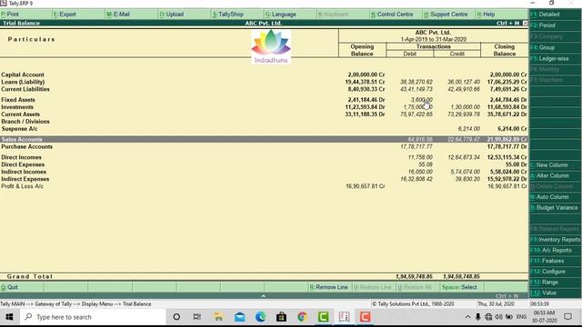 How to start audit with Trial Balance | CA. Pankaj Deshpande | Indradhanu Academy смотреть онлайн