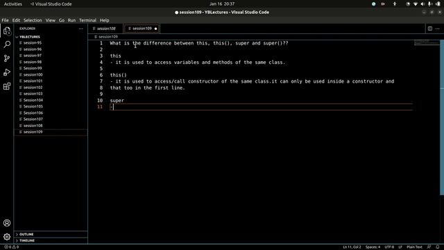 Difference between this, this(), super and super()? || Java Session 109 ||HeapCode смотреть онлайн