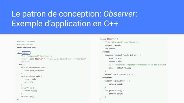Patrons de conception "Observer" et "Visitor" смотреть онлайн