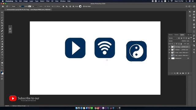 How To Load Custom Shapes In Photoshop cc 2020 смотреть онлайн