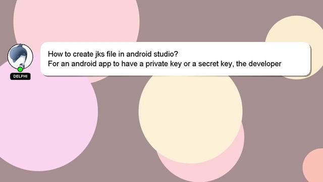 How to create jks file in android studio? смотреть онлайн