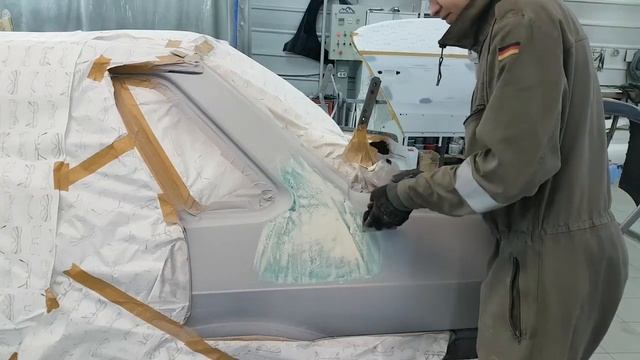 Ремонт ВАЗ 2115 часть 2 Шпаклевание, ошибки при шпаклевании смотреть онлайн