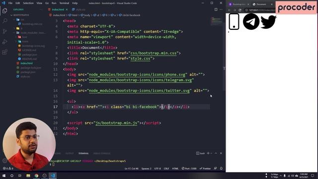 কিভাবে Bootstrap 5 Icons ব্যাবহার করবেন? смотреть онлайн
