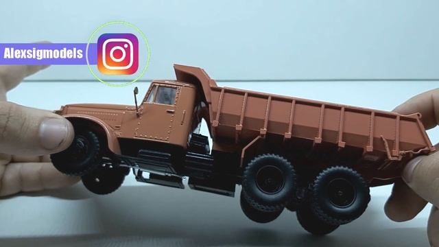 КРАЗ-222 1:43 / Легендарные Грузовики СССР №46 / Modimio смотреть онлайн