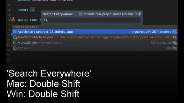Android Studio Shortcuts for Navigation - Android Studio Shortcut Examples смотреть онлайн