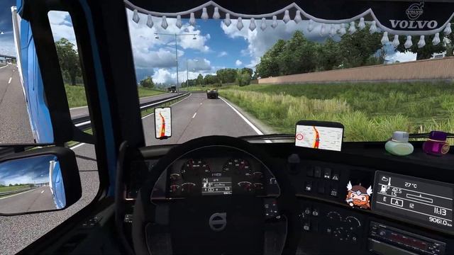 Euro Truck Simulator 2 | ETS2 1.43 | Volvo 2009 Classic | Promods 2.60 | Gothenburg to Uppsala смотреть онлайн