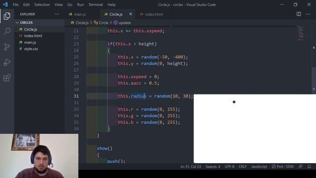 Javascript P5 İle Online Dersler İçin Kamera Efekti смотреть онлайн