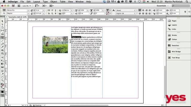 Anchor images to text in InDesign смотреть онлайн