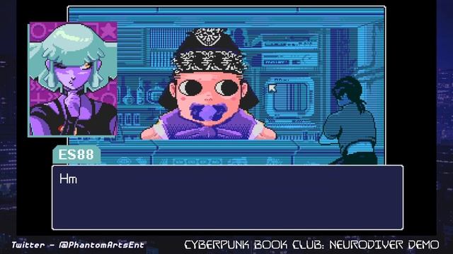 Cyberpunk Book Club - Read Only Memories: NEURODIVER (Demo) смотреть онлайн