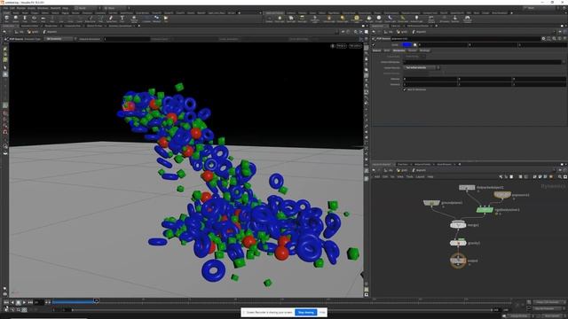 Houdini Tutorial: Emit Rigid Bodies | Simple!
