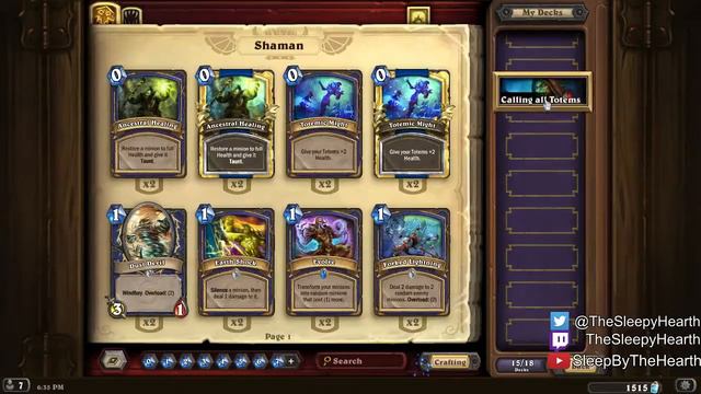 Hearthstone ASMR: - Standard Shaman - Calling all Totems! смотреть онлайн