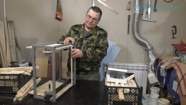 Кондуктор для сбивания пчеловодных рамок. смотреть онлайн